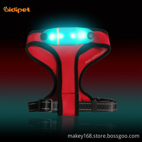 Soft Mesh Flashing Night Safety Led Pet Vest